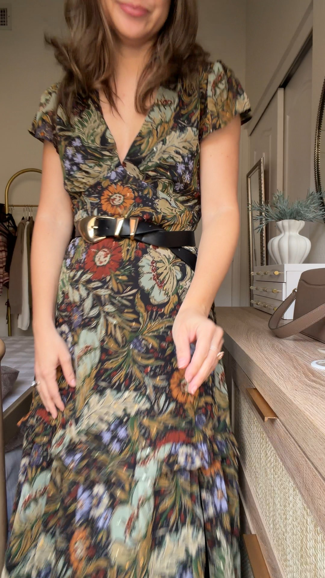 This is my kind of statement piece—comfortable, flattering, and easy to style. I love it belted with boots for everyday, but it also works dressed up for dinner or events. A great year-round dress if you’re building a wearable closet.

5’2 petite, mom outfits, versatile dresses, everyday style, elevated casual

Dress XS 


#LTKootd #LTKPetite