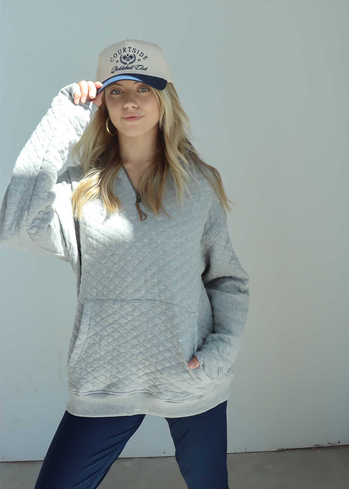 Quilted Quarterzip | chicka-d