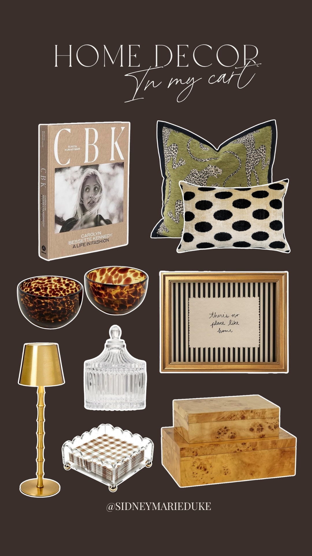 Home decor currently in my cart🤎






Amazon home, Amazon home decor, home decor finds, home finds, fall decor, living room decor, home accessories, throw pillows, coffee table decor, hosting essentials, neutral home decor, new house finds, sidneymarieduke 

 #LTKSeasonal #LTKHome