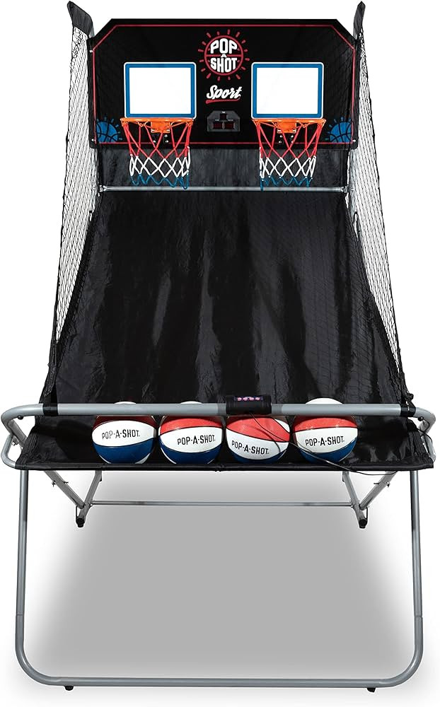 Pop-A-Shot - Dual Shot Sport | Arcade Basketball Fun at Home | Paddle Scoring | 10 Game Modes | 4... | Amazon (US)