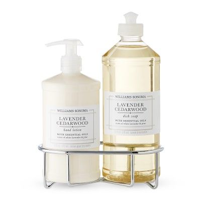 Williams Sonoma Lavender Cedarwood Hand Soap & Dish Soap 3-Piece Kitchen Set | Williams-Sonoma