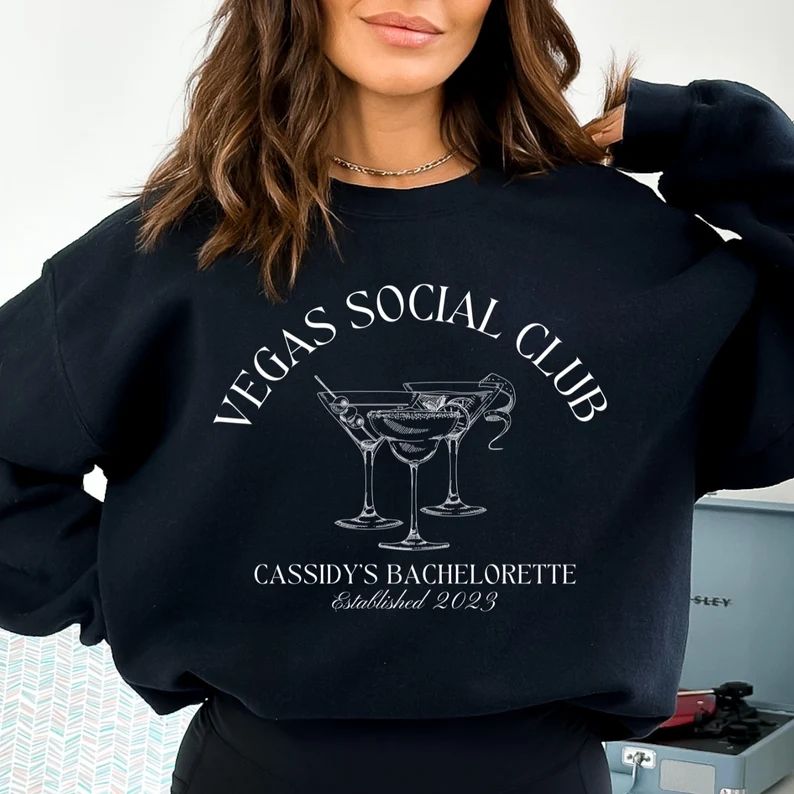 Vegas Social Club // CUSTOM NAME LOCATION Bachelorette and - Etsy | Etsy (US)