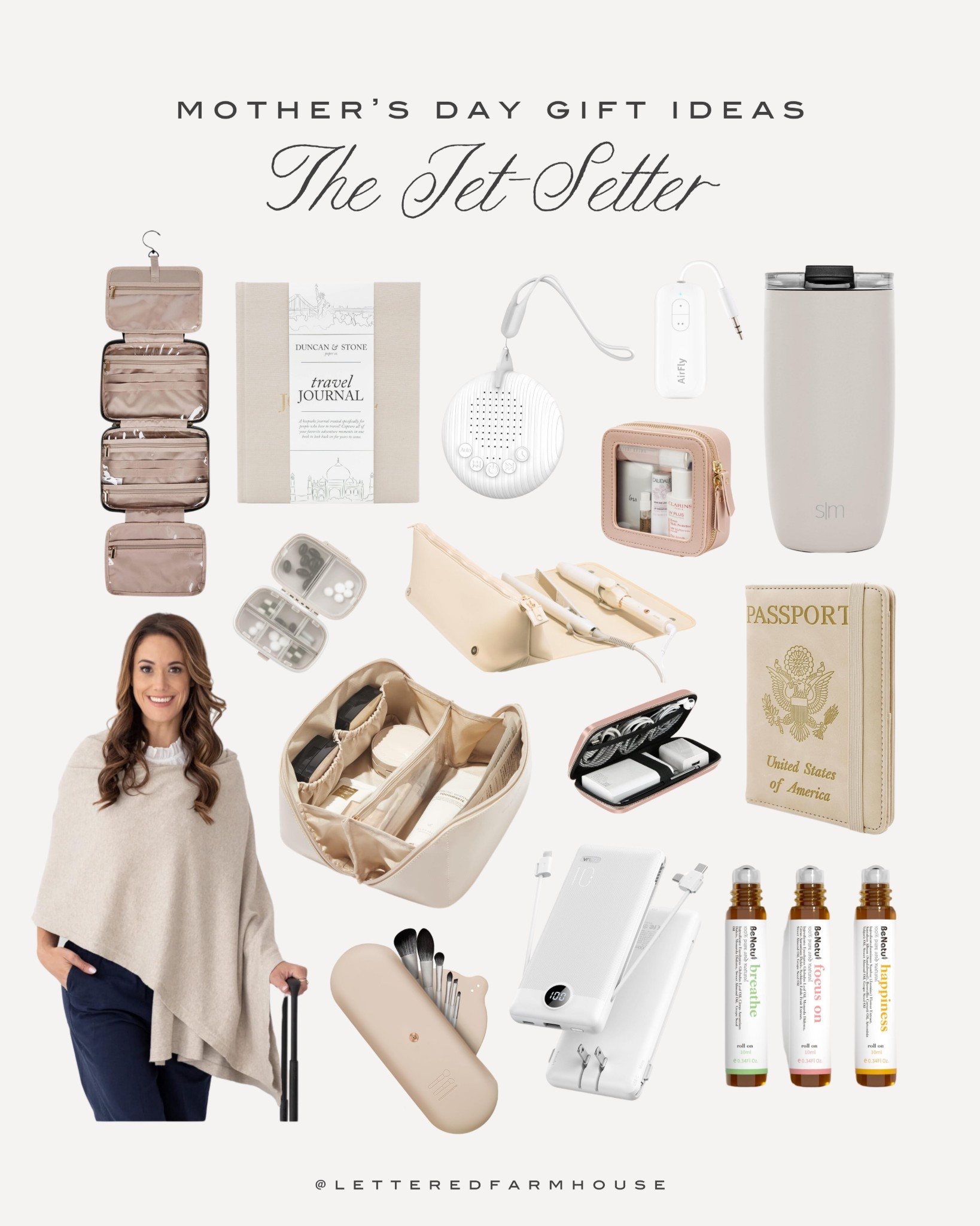 Looking for the perfect travel gift? These trending jet setter essentials are thoughtful, stylish, and practical—ideal for moms, daughters, sisters, and best friends who love to explore. From cozy travel wraps and chic passport covers to packing organizers, journals, and portable chargers, these gifts make every trip smoother and more enjoyable. Great for Mother’s Day, birthday surprises, or thoughtful “just because” presents.


#LTKmomlife #LTKTravel #LTKBeauty