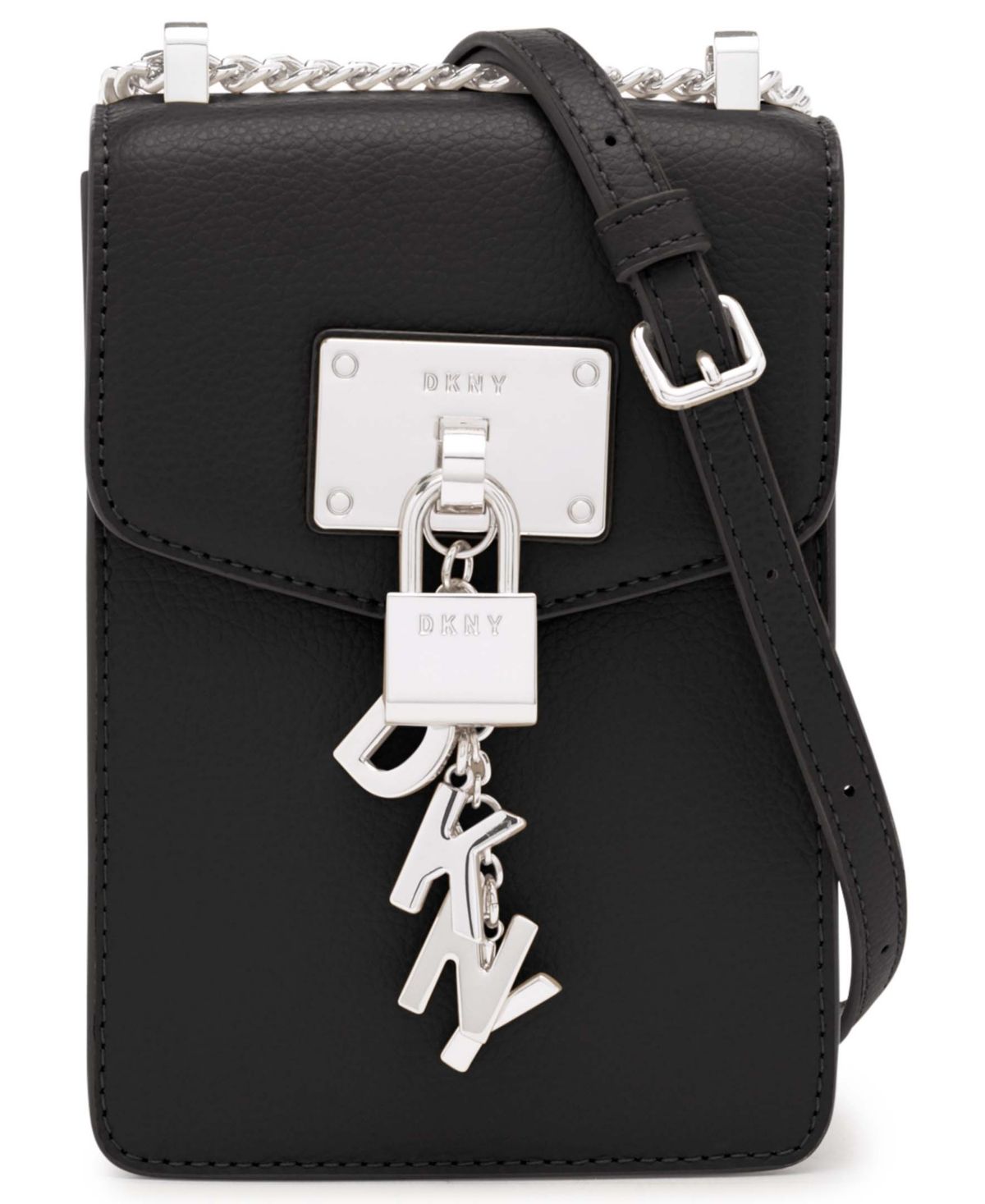 Dkny Elissa North South Leather Phone Crossbody | Macys (US)