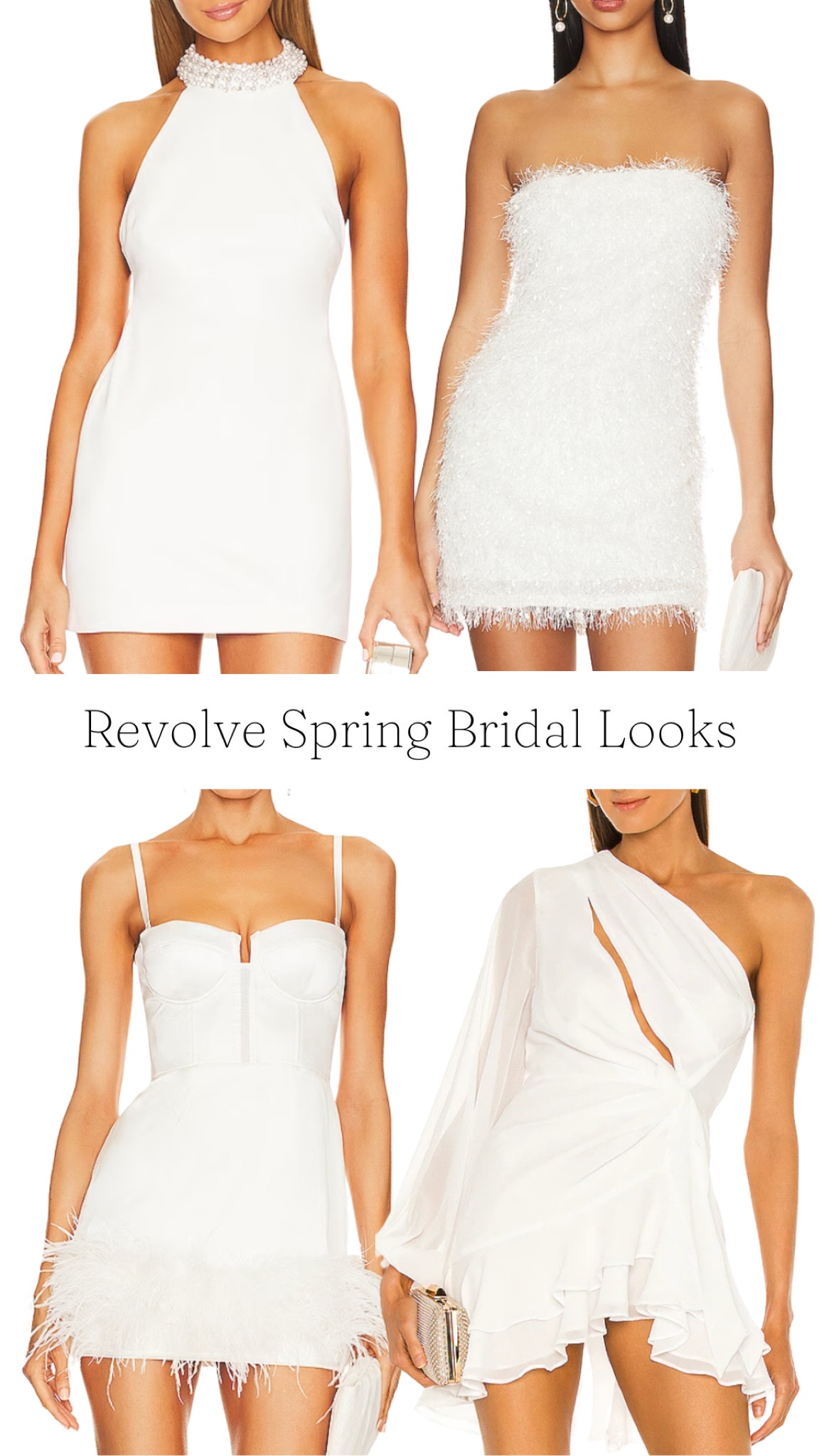 Revolve. Spring bridal. Bride to be. Wedding. White dress. Mini dress. Spring dress. Bridal. Vacation outfits. 

#LTKFind #LTKwedding #LTKSeasonal