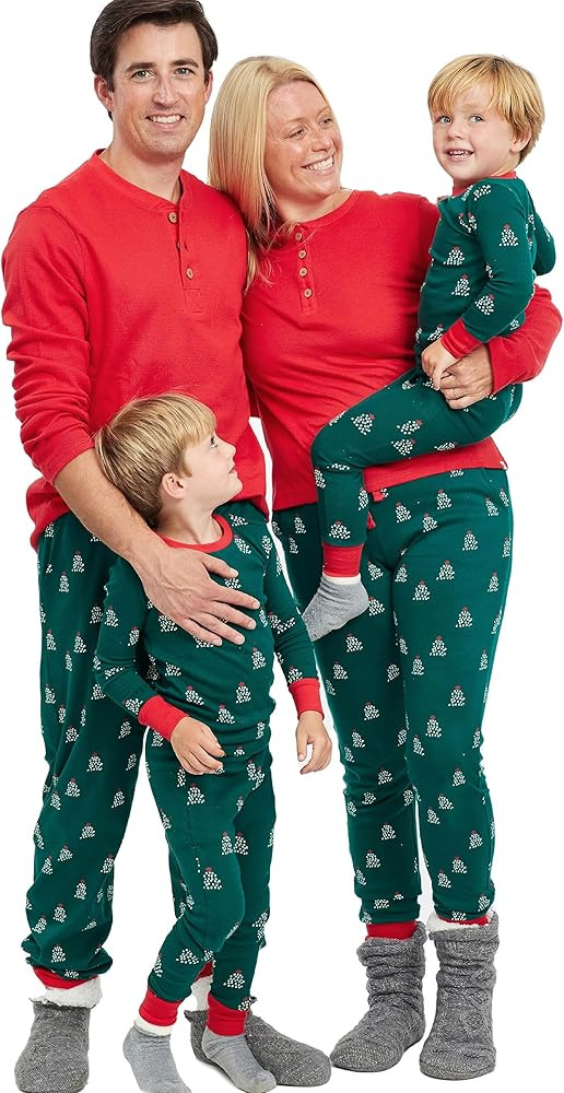 HonestBaby Family Matching Holiday Pajamas 100% Organic Cotton for Men, Women, Kids, Toddlers, Ba... | Amazon (US)