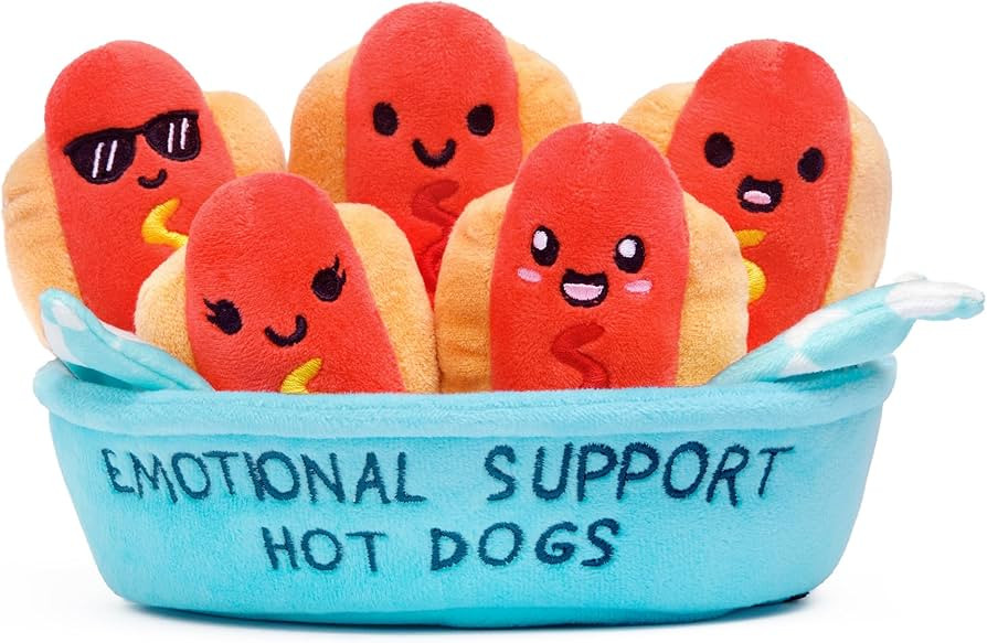WHAT DO YOU MEME? Emotional Support Hot Dogs – Emotional Support Plushies, Cute Stuff & Funny G... | Amazon (US)