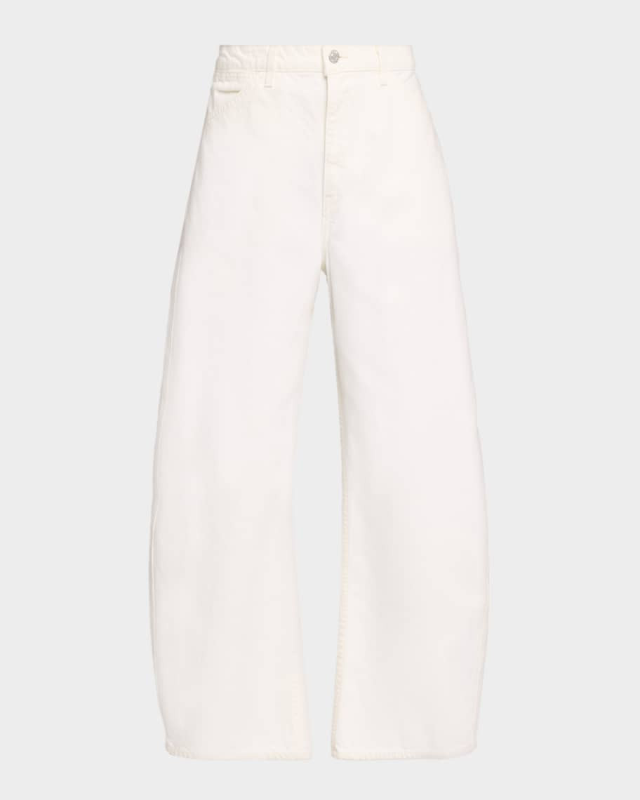 Tribeca Barrel-Leg Ankle Jeans | Neiman Marcus