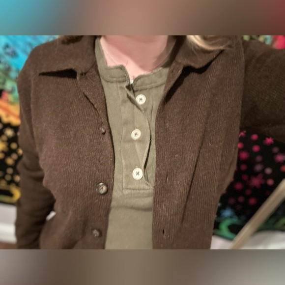 Elise Heavy Wool Cardigan-brandy melville cardigan | Poshmark