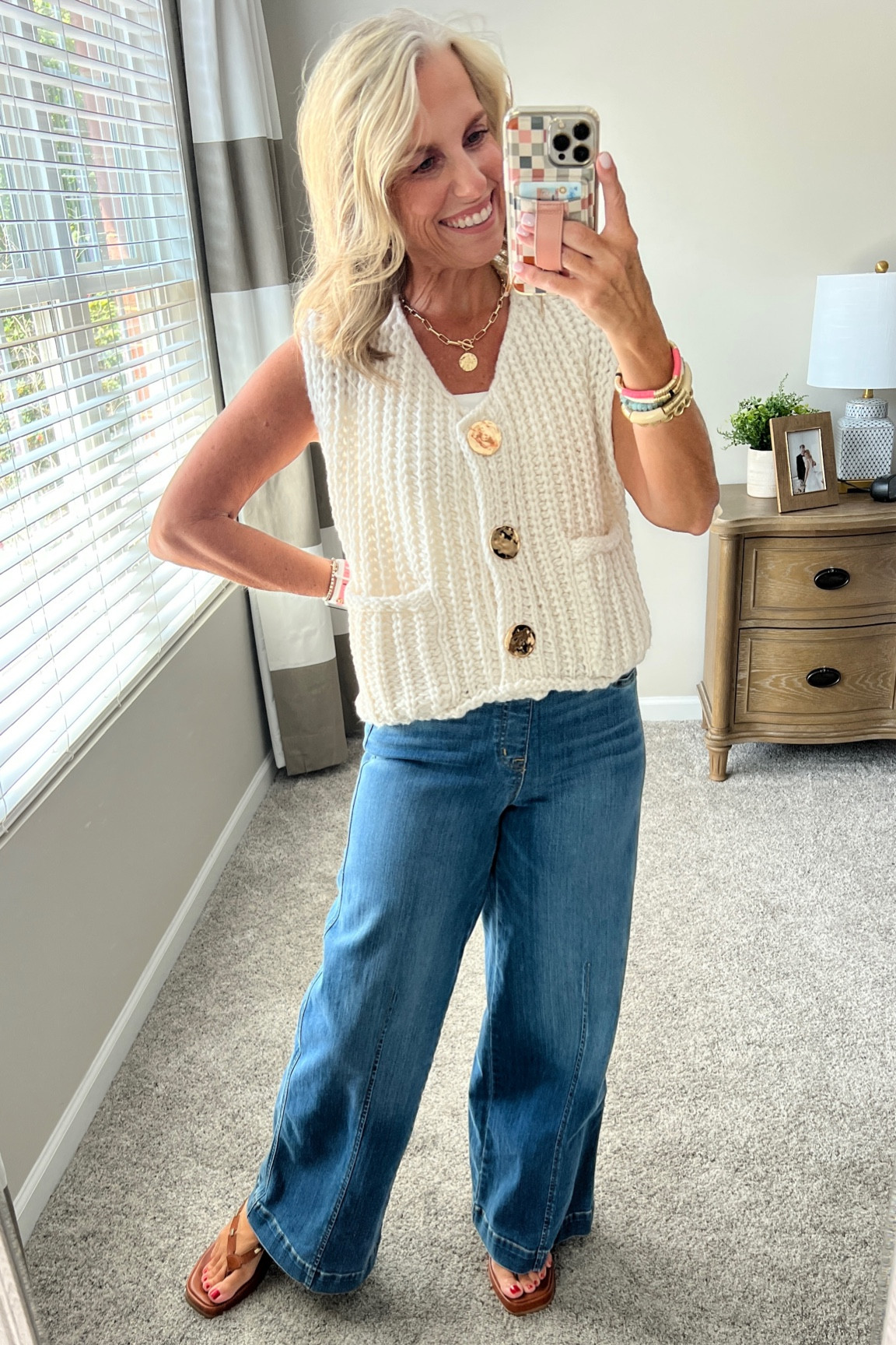 Spanx End of Season sale has started 
These jeans are included and so comfortable. I’m wearing PM and they’re a little loose in the waist, but I like that 😉

Amazon sweater, wearing small 

#LTKFindsUnder100 #LTKSaleAlert #LTKOver40