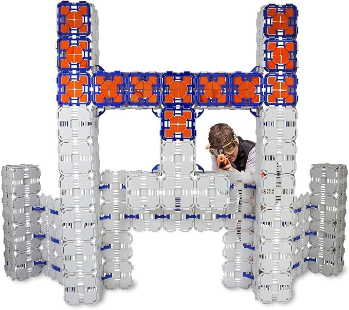 Blaster Boards - 6 Pack | Kids Fort Building Kit for Nerf Wars & Creative Play | 276 Piece Set | Amazon (US)