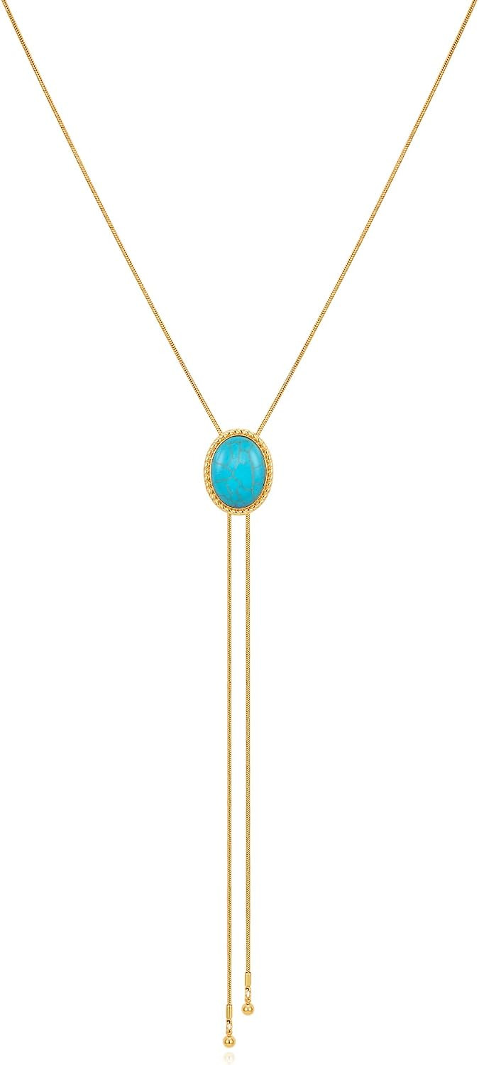 Western Cowgirl Bolo Tie Necklaces for Women Cowboy Jewelry Gift | Amazon (US)