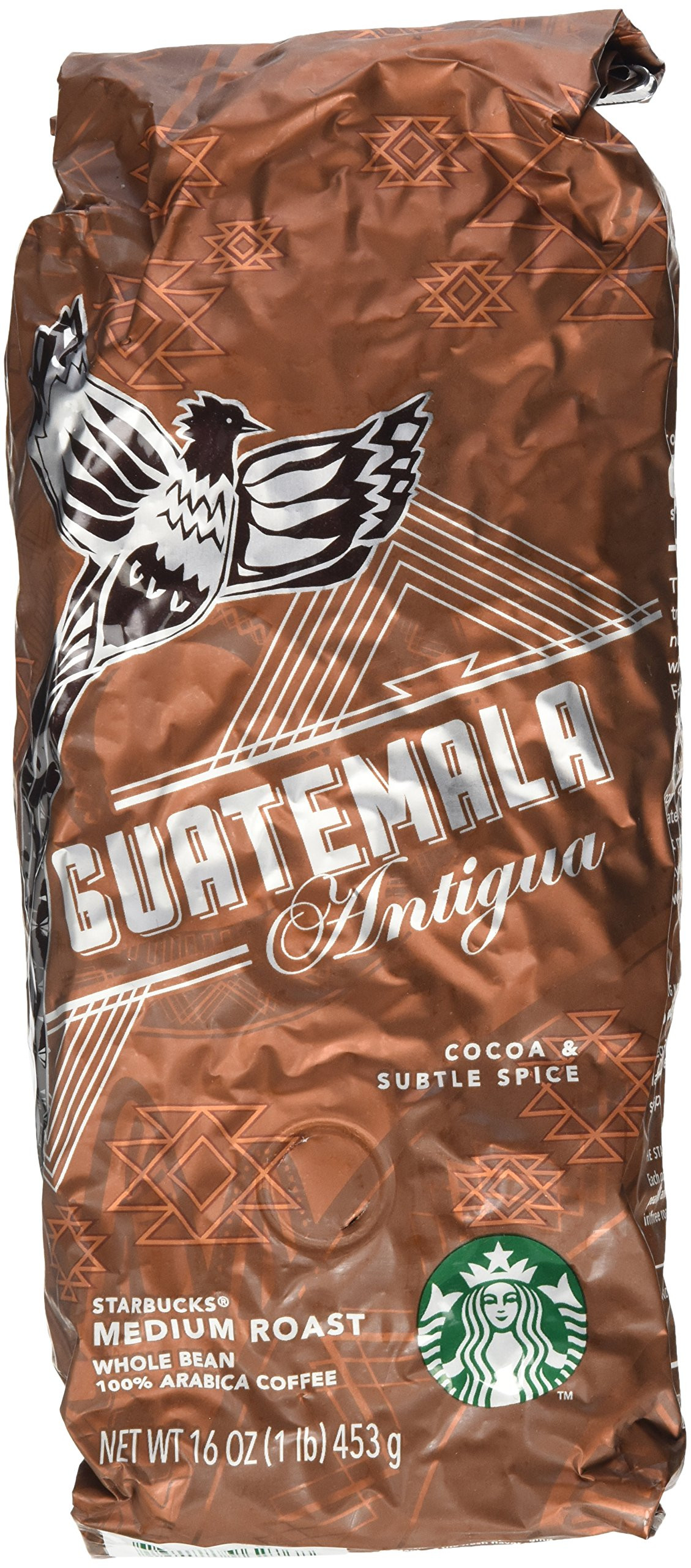 Starbucks Guatemala Antigua, Whole Bean Coffee, 16 Ounce (Pack of 1) | Amazon (US)