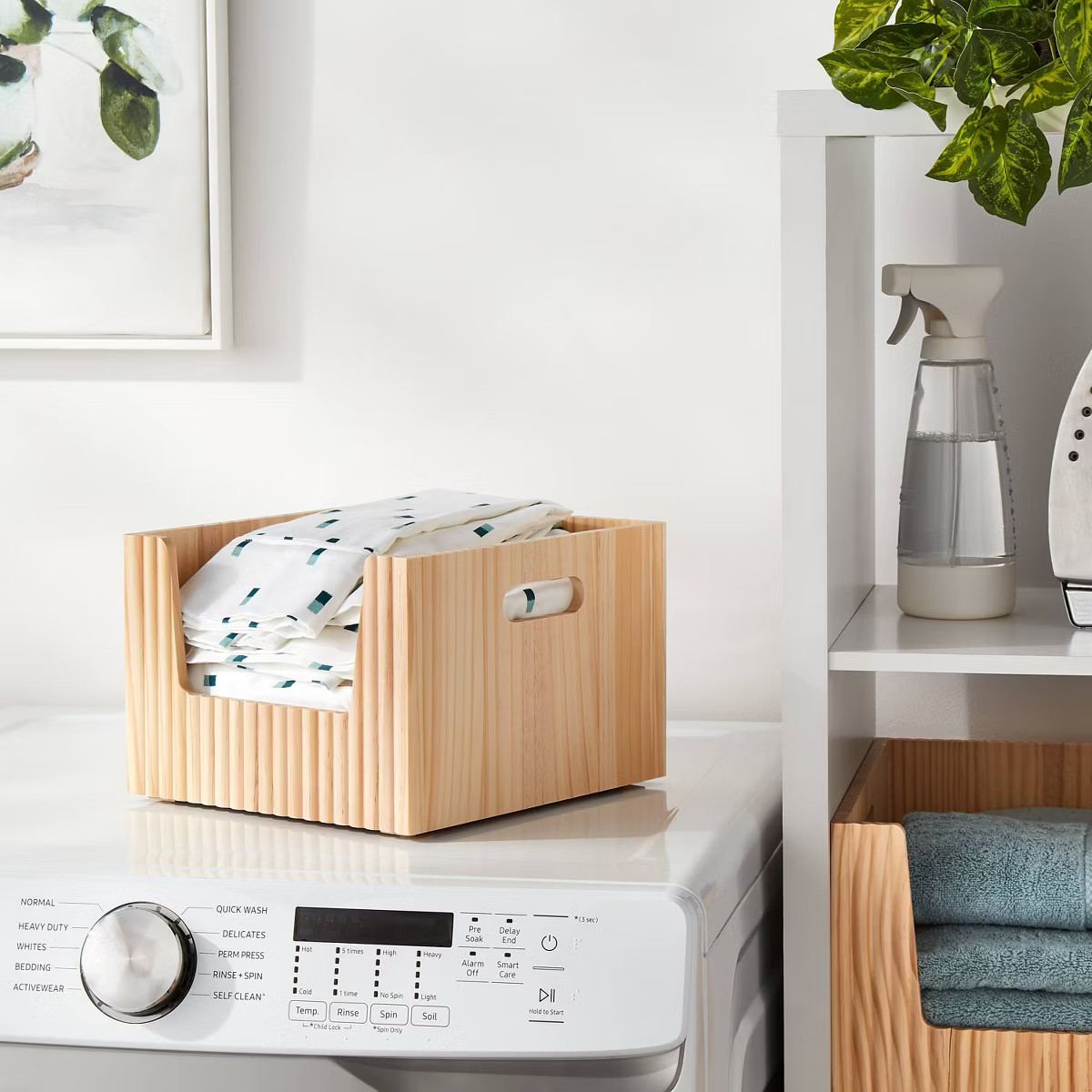 Open Front Wood Bin - Brightroom™ | Target