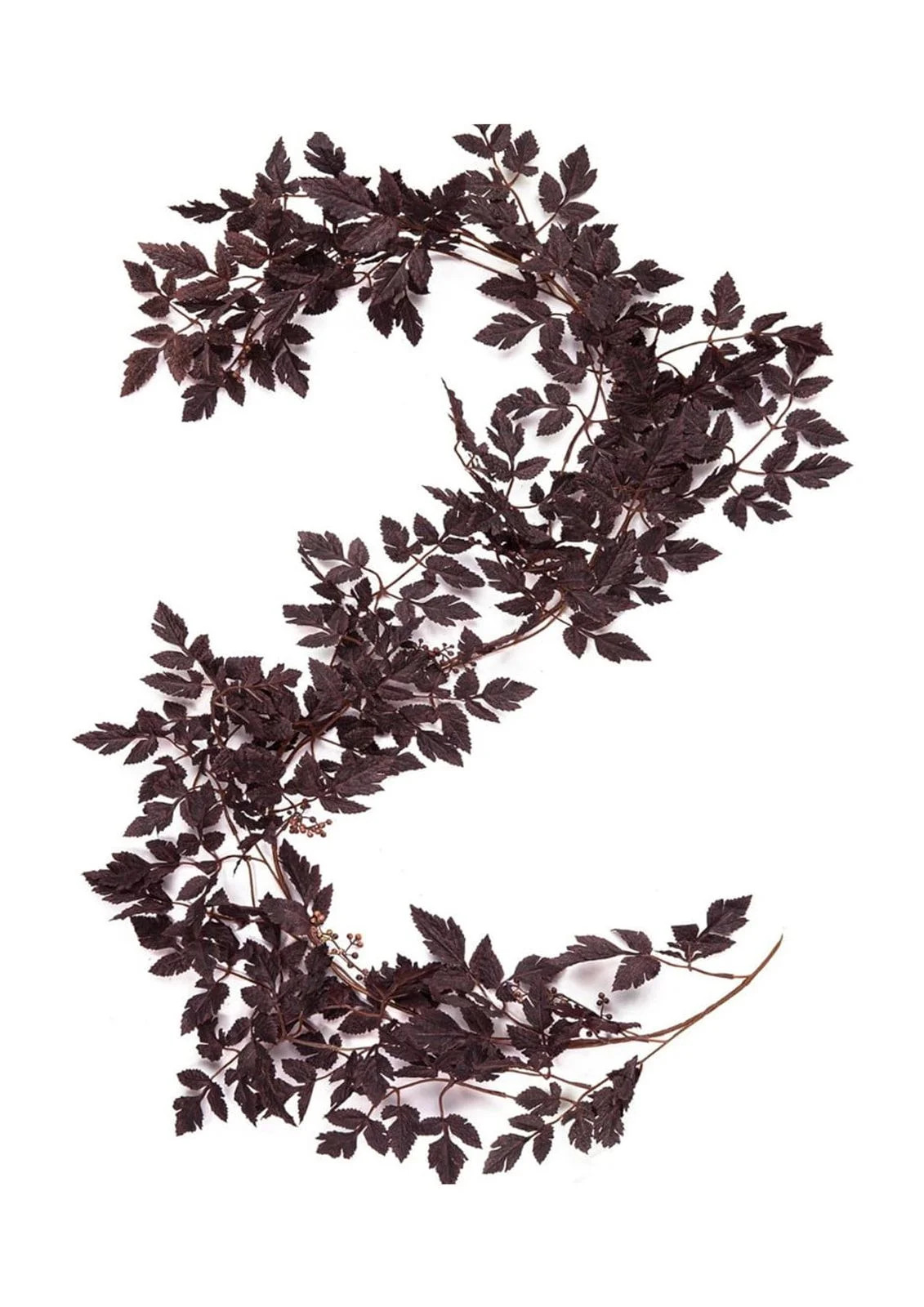 Set Of 2 6Ft Purple Artificial Cimicifuga Leaves Garland - Fall Halloween Home Decor for Fireplac... | Walmart (US)