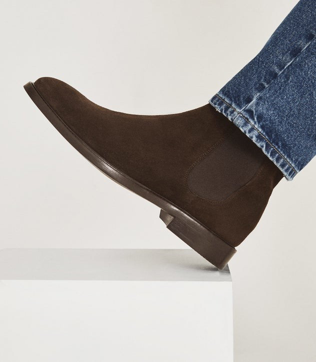 SUEDE LEATHER CHELSEA BOOT | Reiss (UK)