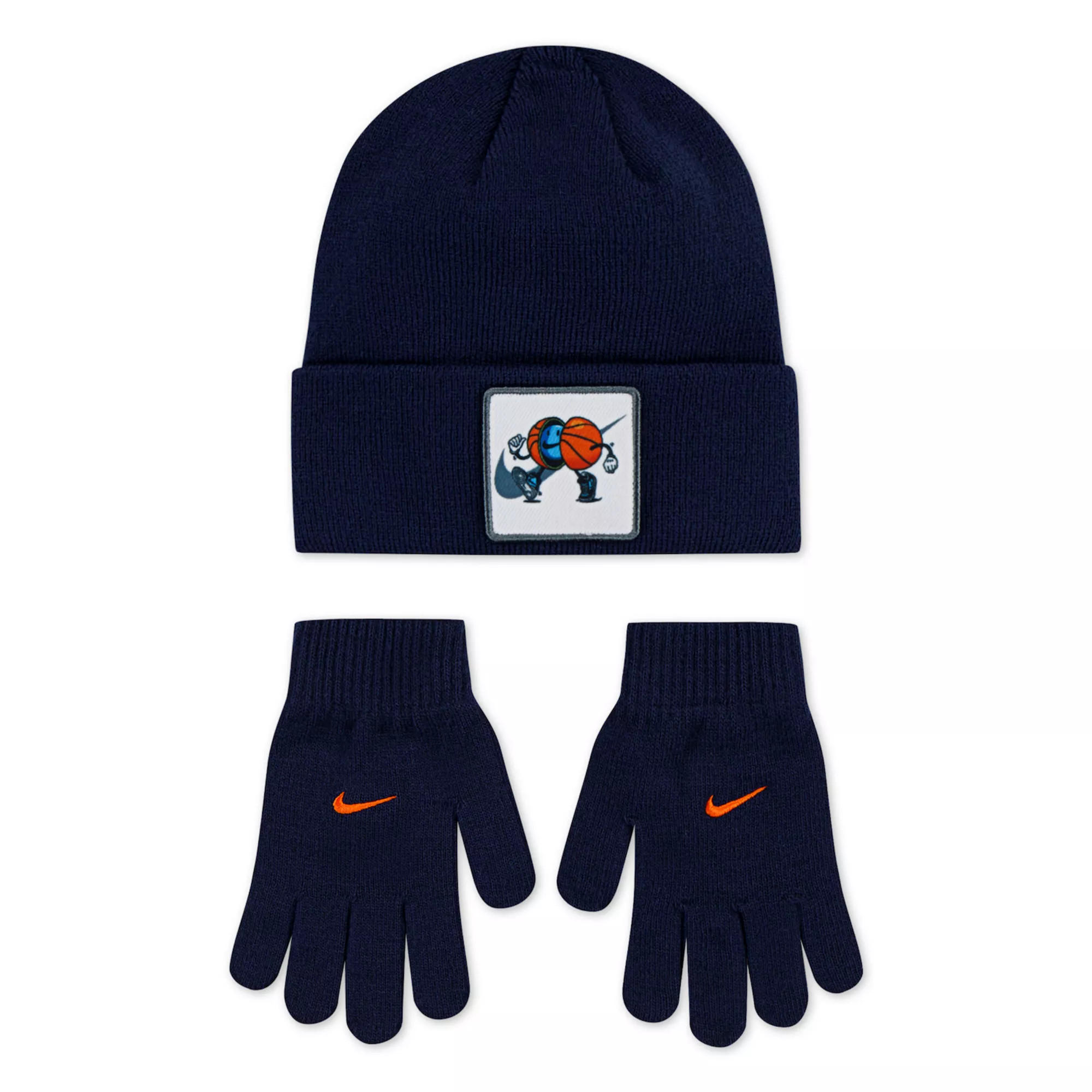 Kids' 8-20 Nike Sports Patch Beanie & Gloves Set | Kohl's