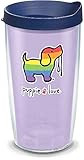 Tervis Puppie Love Made in USA Double Walled Insulated Tumbler, 16oz, Pride Pup | Amazon (US)