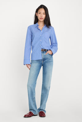 Women's Soft Tech Good True Straight Jeans | Indigo, 4 Size 6 | Good American by Khlo� Kardashian | Good American