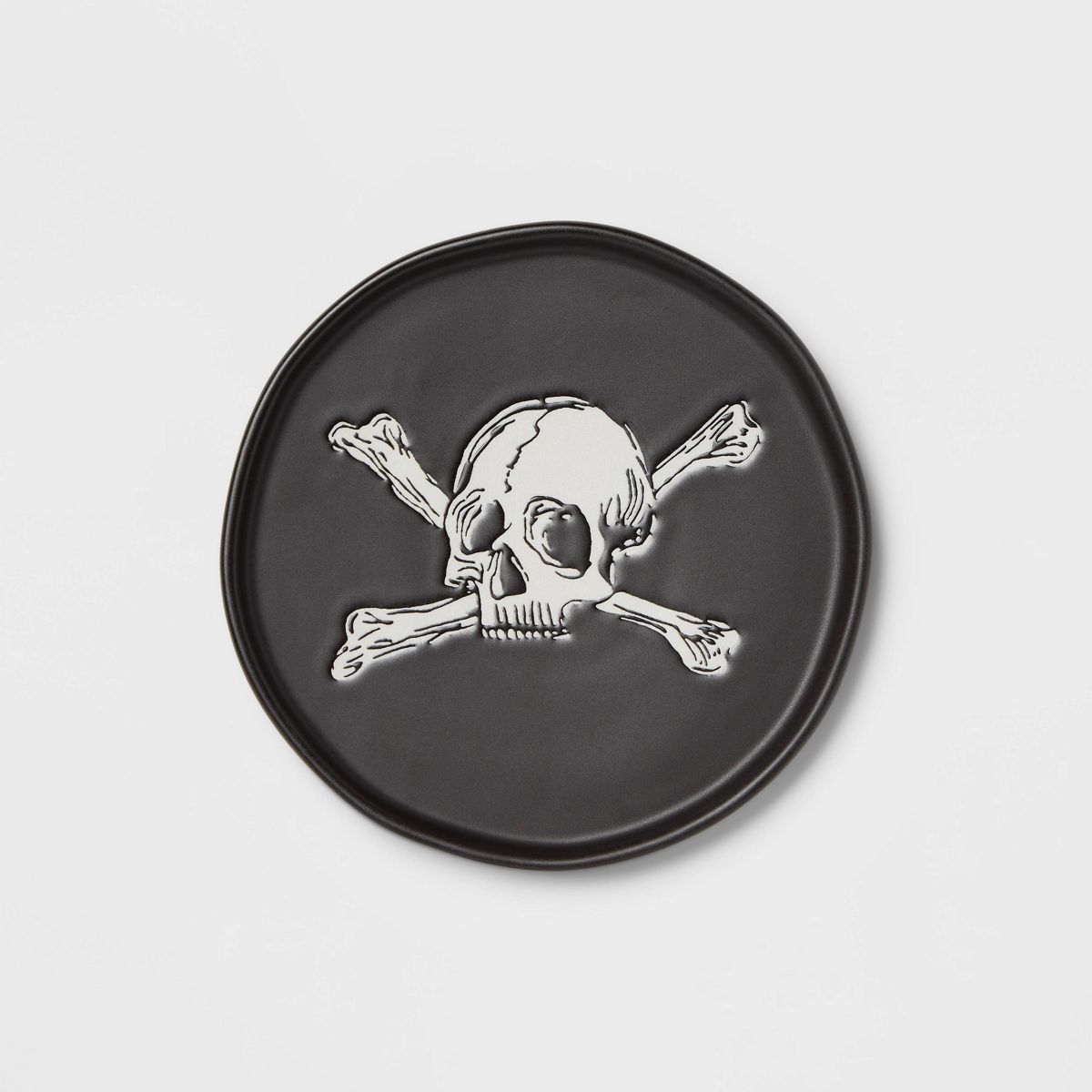Halloween Skull & Bones Stoneware Appetizer Plate - Threshold™ | Target