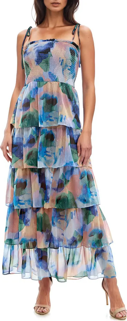 Floral Tiered Maxi Sundress | Nordstrom