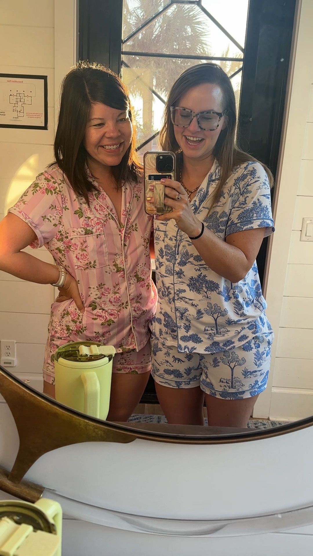 The best pajamas and under $20 at Walmart! We are both wearing a size m and love the fit! 

#LTKTravel #LTKWatchNow #LTKFindsUnder50