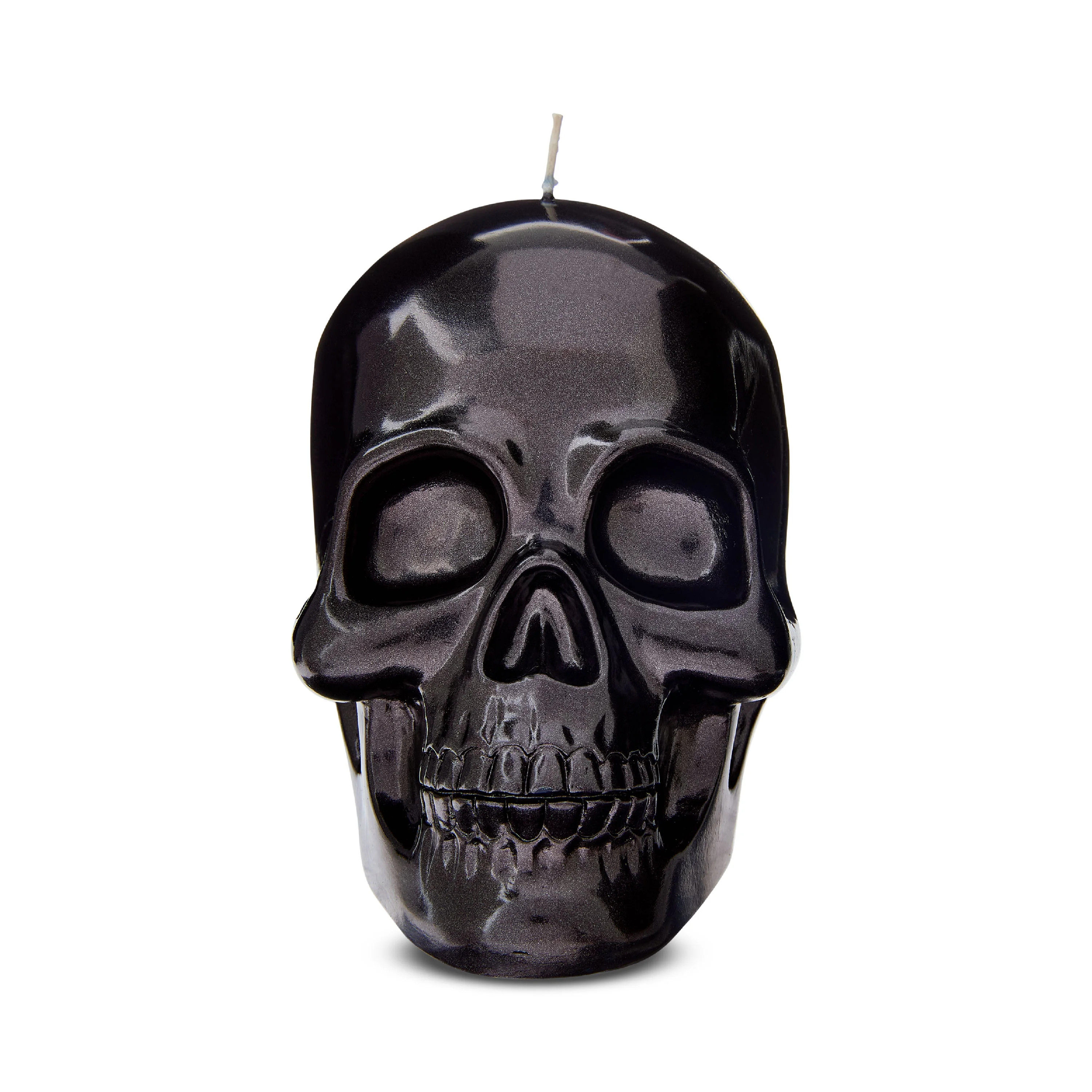 Skull Candle, Black, 4.5", Halloween by Way To Celebrate | Walmart (US)