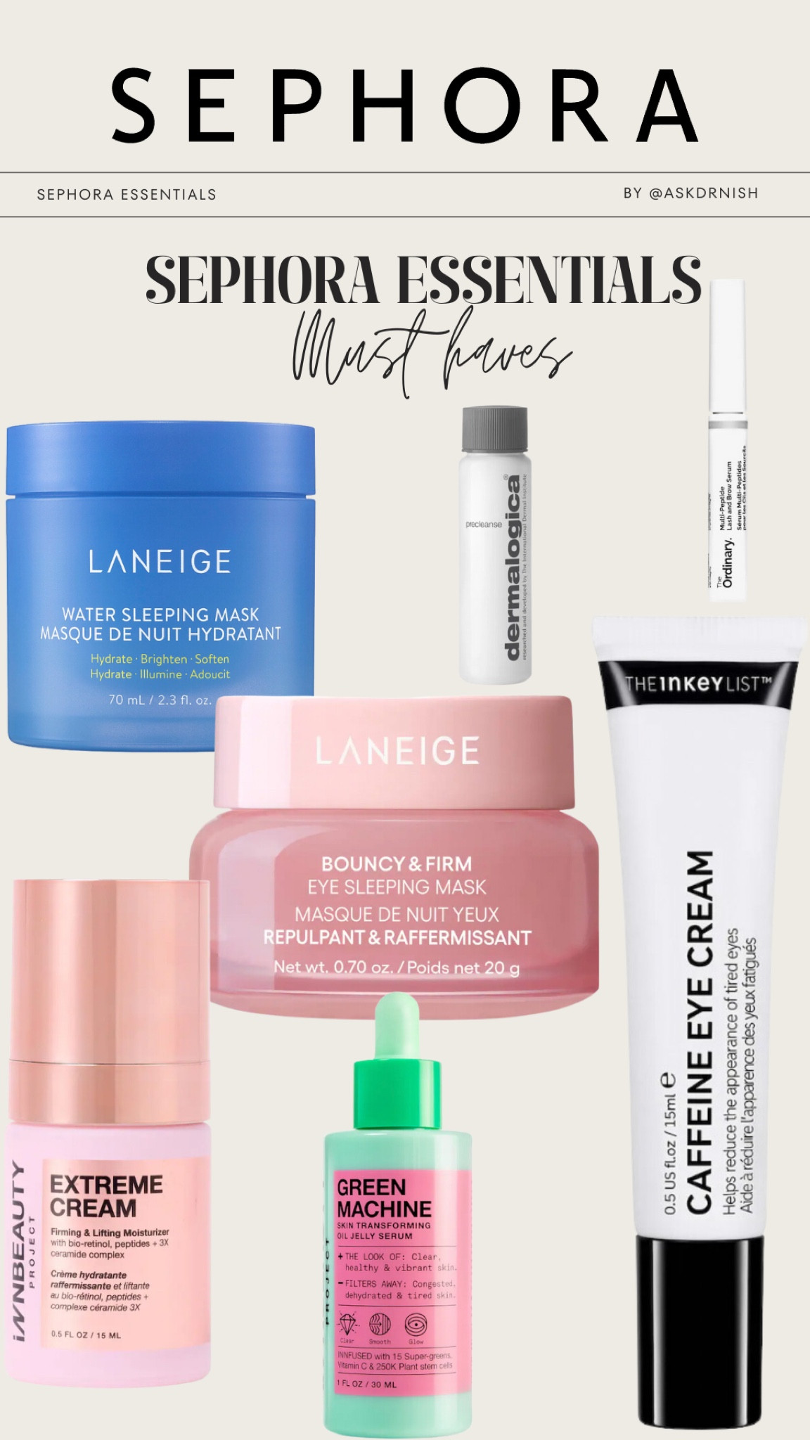 Sephora must haves! 🧴♥️

#LTKGiftGuide #LTKBeauty #LTKSaleAlert