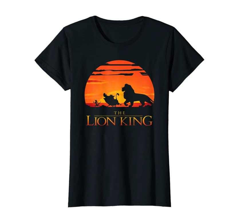 Disney Lion King Classic Sunset Walk T-Shirt | Amazon (US)
