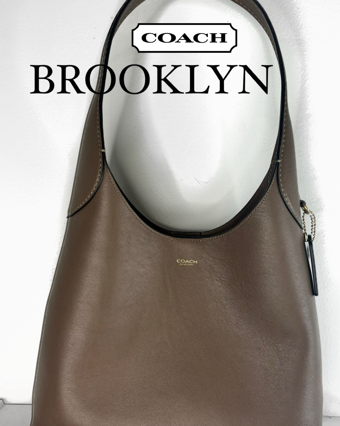 Absolutely obsessed with the Coach Brooklyn bag in Stone

#LTKItBag