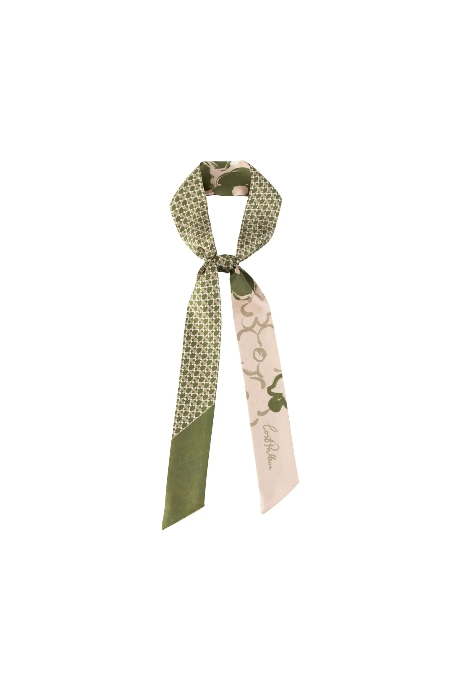"Floral Houndstooth" Silk Skinny Scarf (Women) | Nordstrom | Nordstrom
