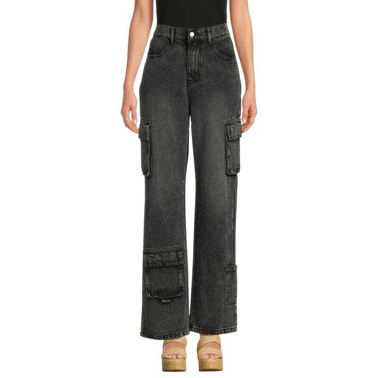 Liv & Lottie Women's Juniors Jeans with Cargo Pockets | Walmart (US)