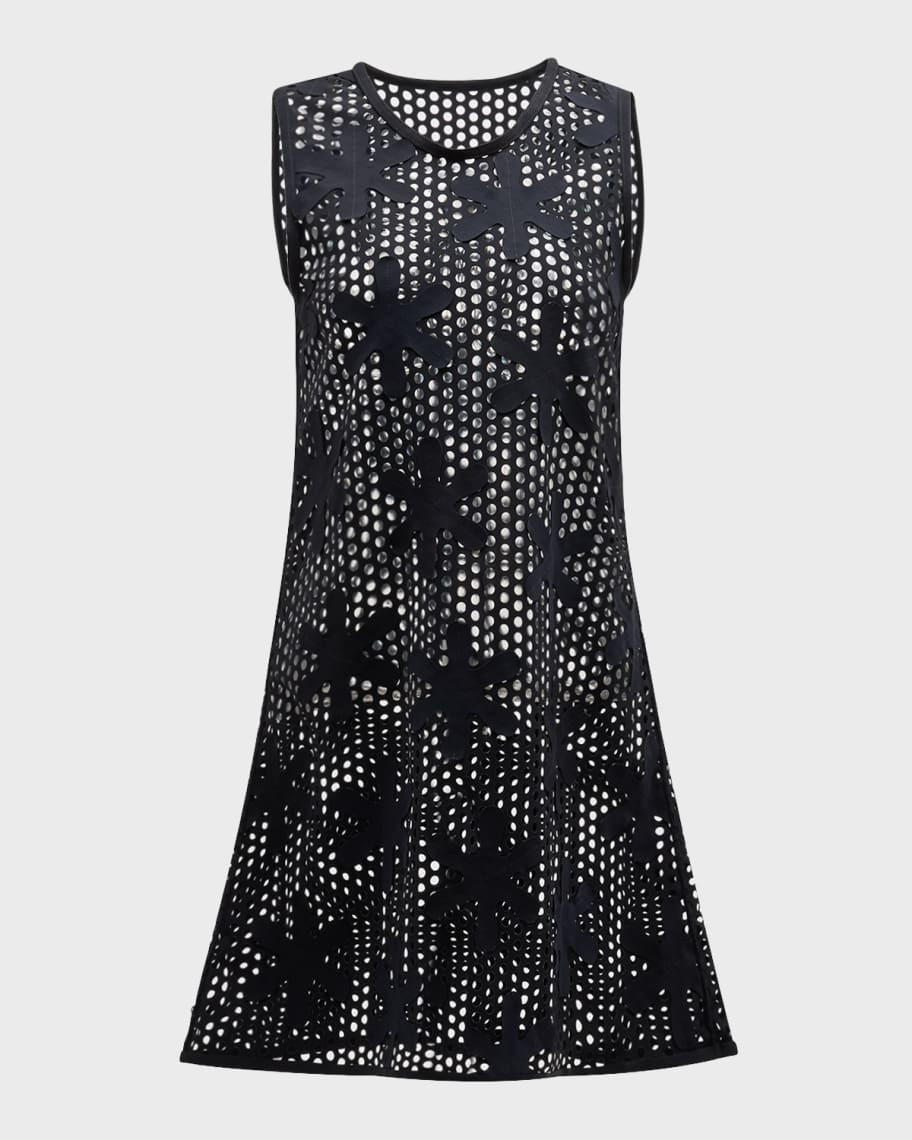 Karla Colletto Aster A-Line Mini Dress | Neiman Marcus