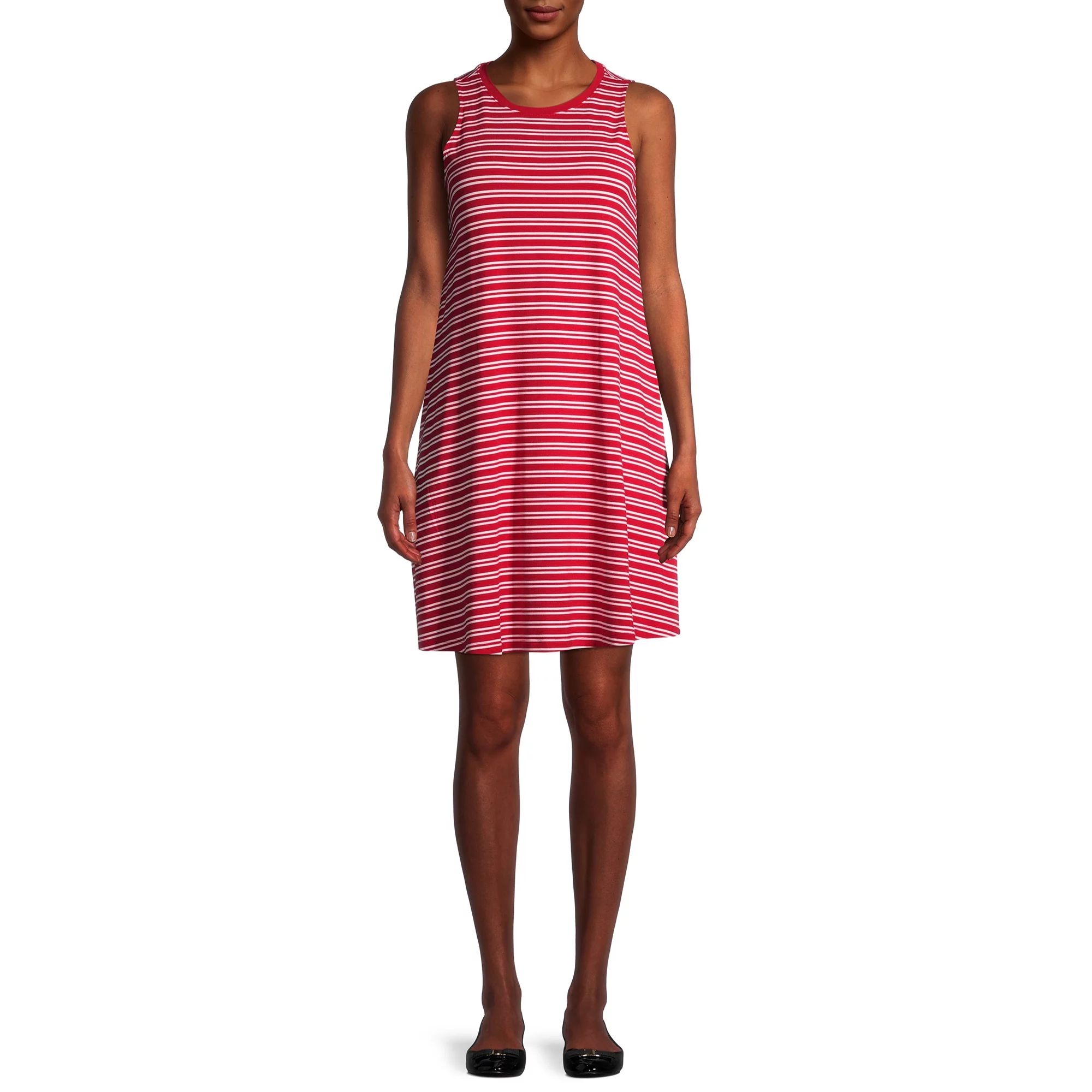 Time and Tru Women’s Sleeveless Knit Dress | Walmart (US)