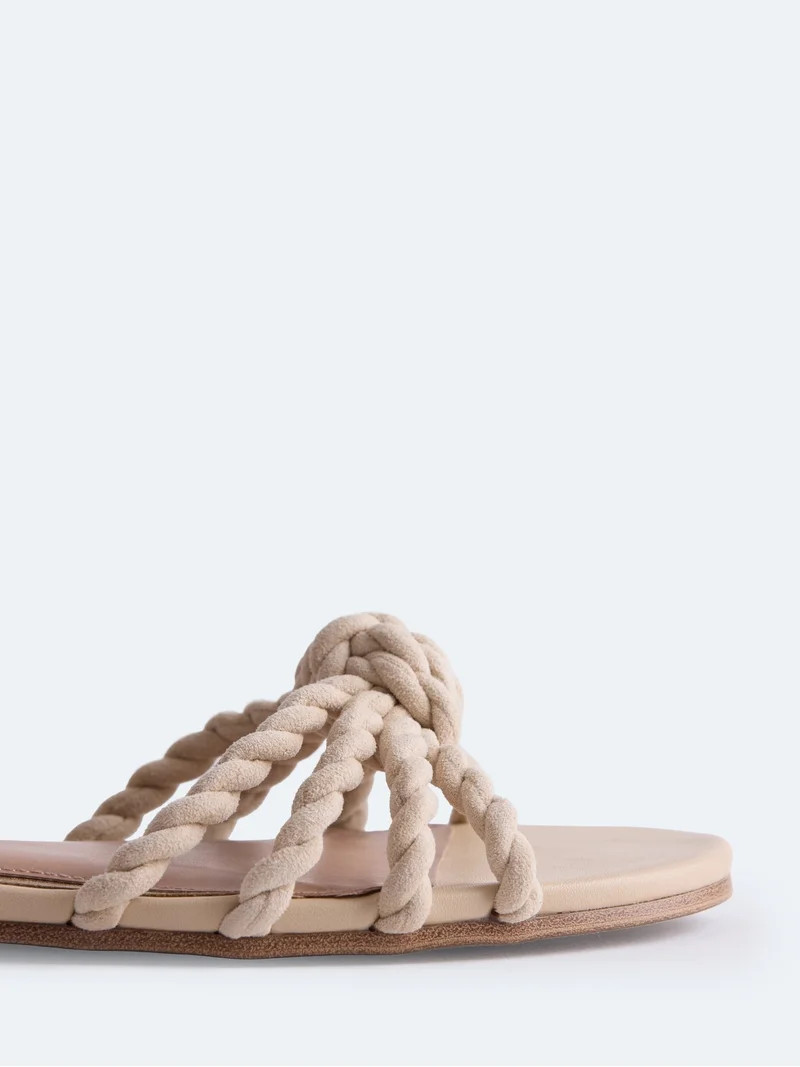 Free Assembly Women's Knot Flat Sandals | Walmart (US)