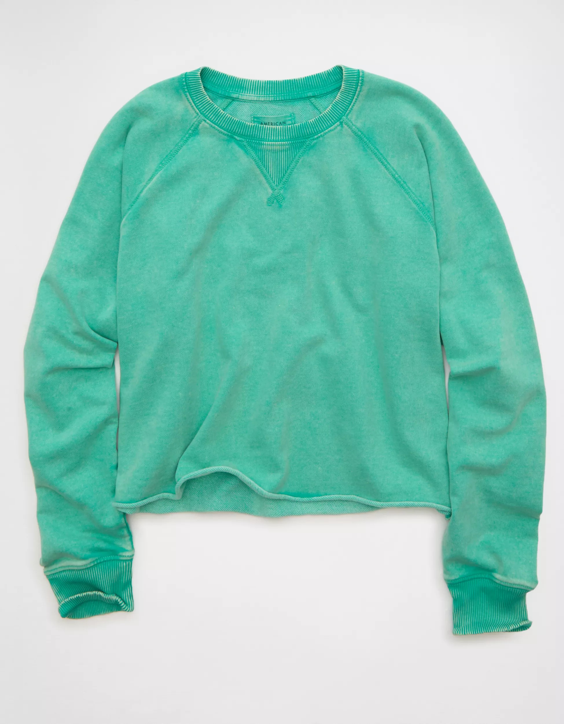 AE Cropped Cutoff Sweatshirt | American Eagle Outfitters (US & CA)
