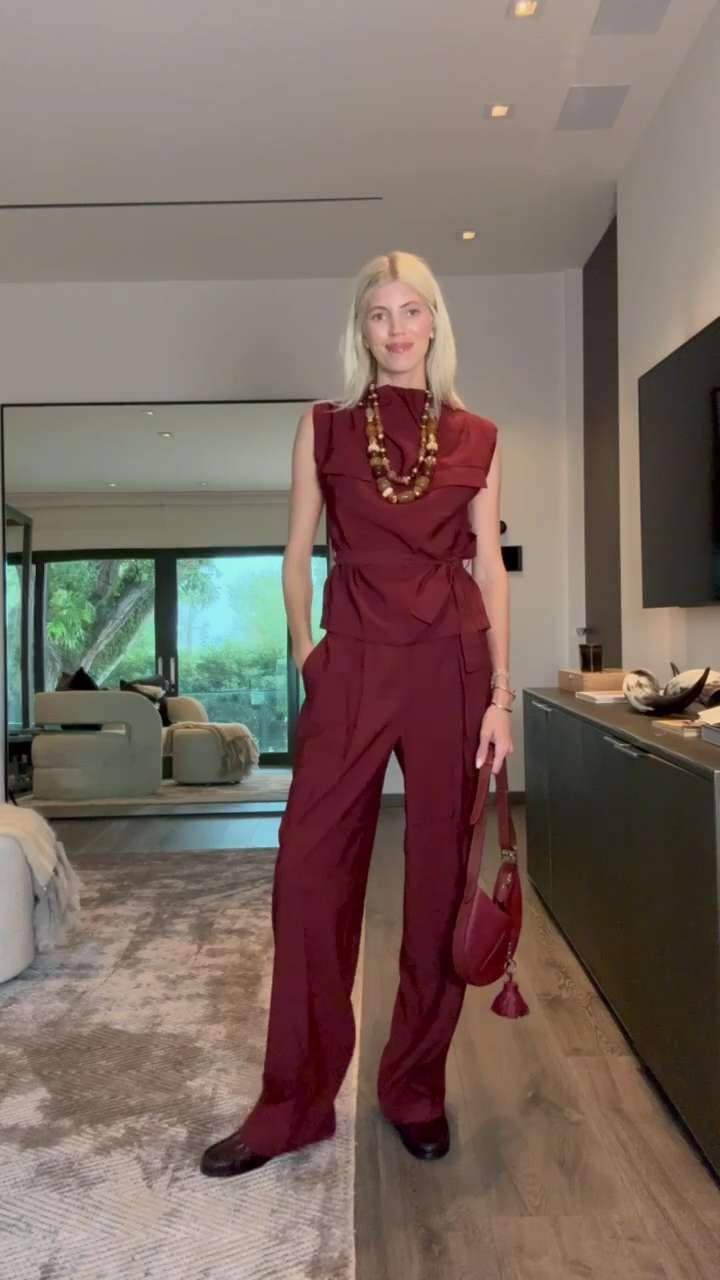 I am OBSESSED with this cargo trend for fall! 🧸 Obsessed with this burgundy set paired together. Also, LOOK at these beaded necklaces! 

 #LTKSeasonal #LTKStyleTip #LTKShoeCrush
