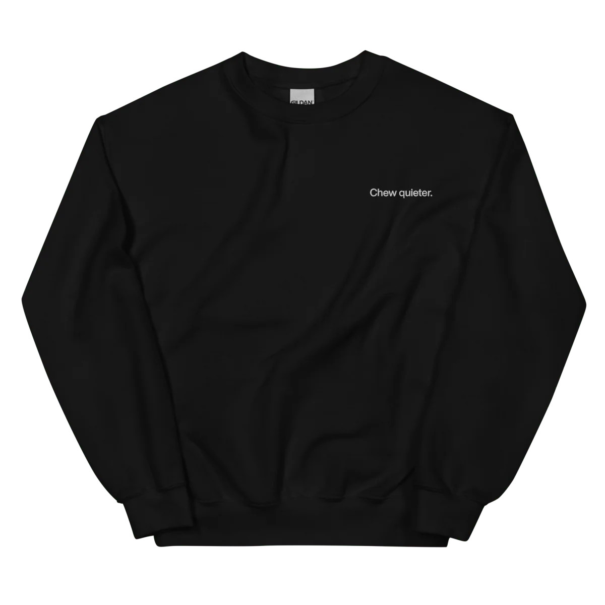 Chew quieter. Embroidered Sweatshirt | Polychrome Goods