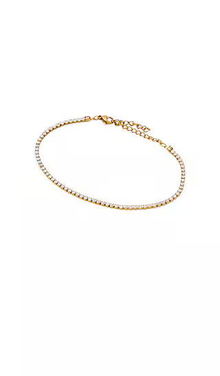 Camden Tennis Bracelet in Gold | Revolve Clothing (Global)
