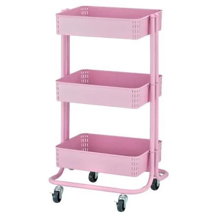Pearl Blush 3-Tier Cart | Walmart (US)