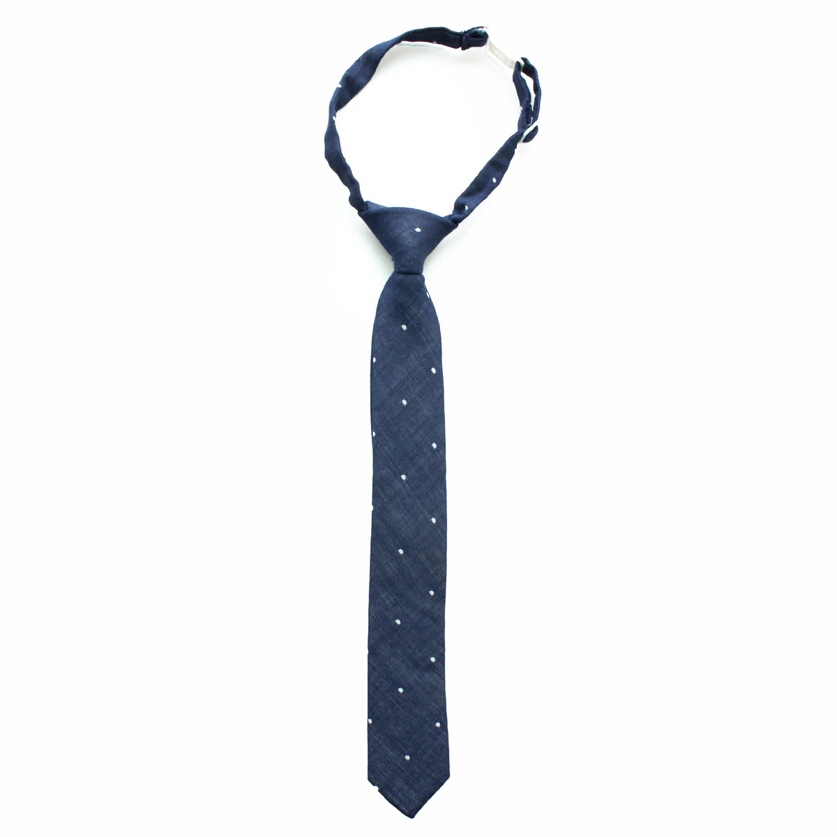 Navy Dot Boys Tie | Boon Ties