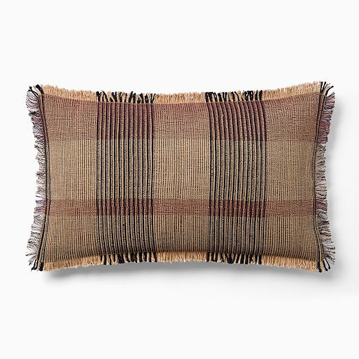 Graphic Plaid Pillow Cover | West Elm (US)