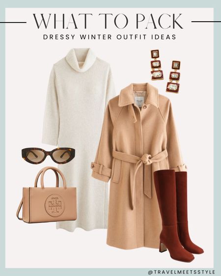 Sharing the ultimate winter packing list on travelmeetsstyle.com! Head to my post for lots of winter outfits and Fall outfits for every occasion.



Sweater dress, fall dress, tan coat, Tory Burch bag, Sam Edelman boots, knee high boots, brown boots, Tory Burch sunglasses, cat eye sunglasses, statement earrings, winter accessories, winter outfit ideas, fall outfit ideas, fall boots, abercrombie 

#LTKstyletip #LTKtravel #LTKitbag