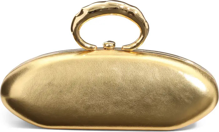 Molten Bullet Leather Minaudière | Nordstrom