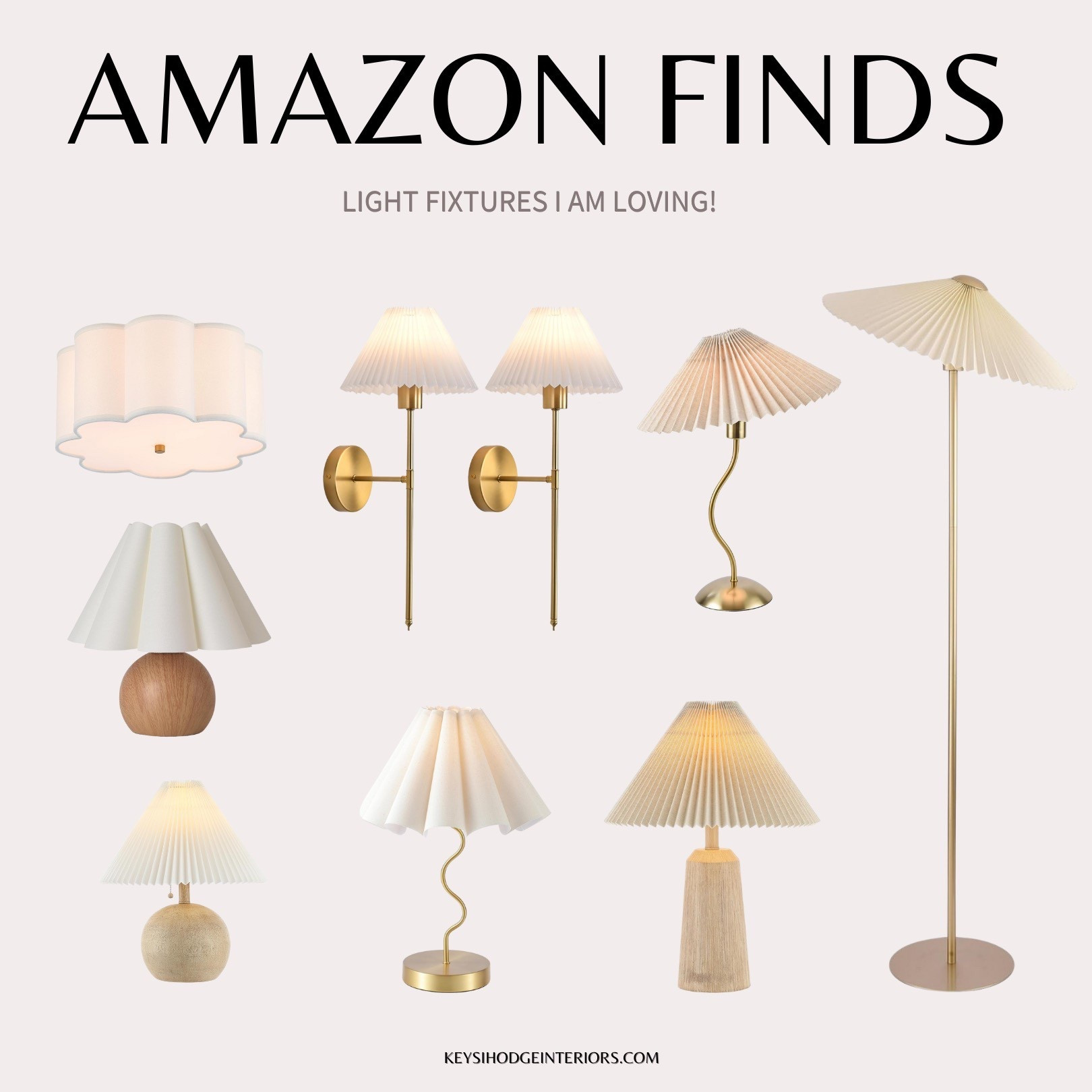 Amazon light fixtures I am loving lately! These light fixtures bring texture, elegance and that wow factor plus they are super trendy! #amazonfinds #amazonhome #lightfixtures #pleatedlightfixtures #expesivelookforless #amazontrends #trendalert

#LTKHome