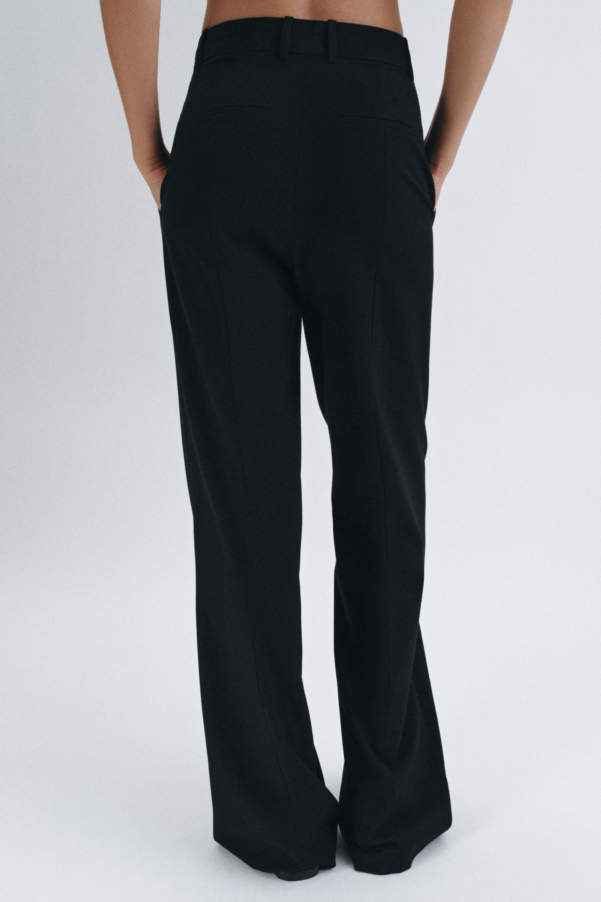 ZW COLLECTION HIGH-WAIST WIDE-LEG TROUSERS | Zara UK