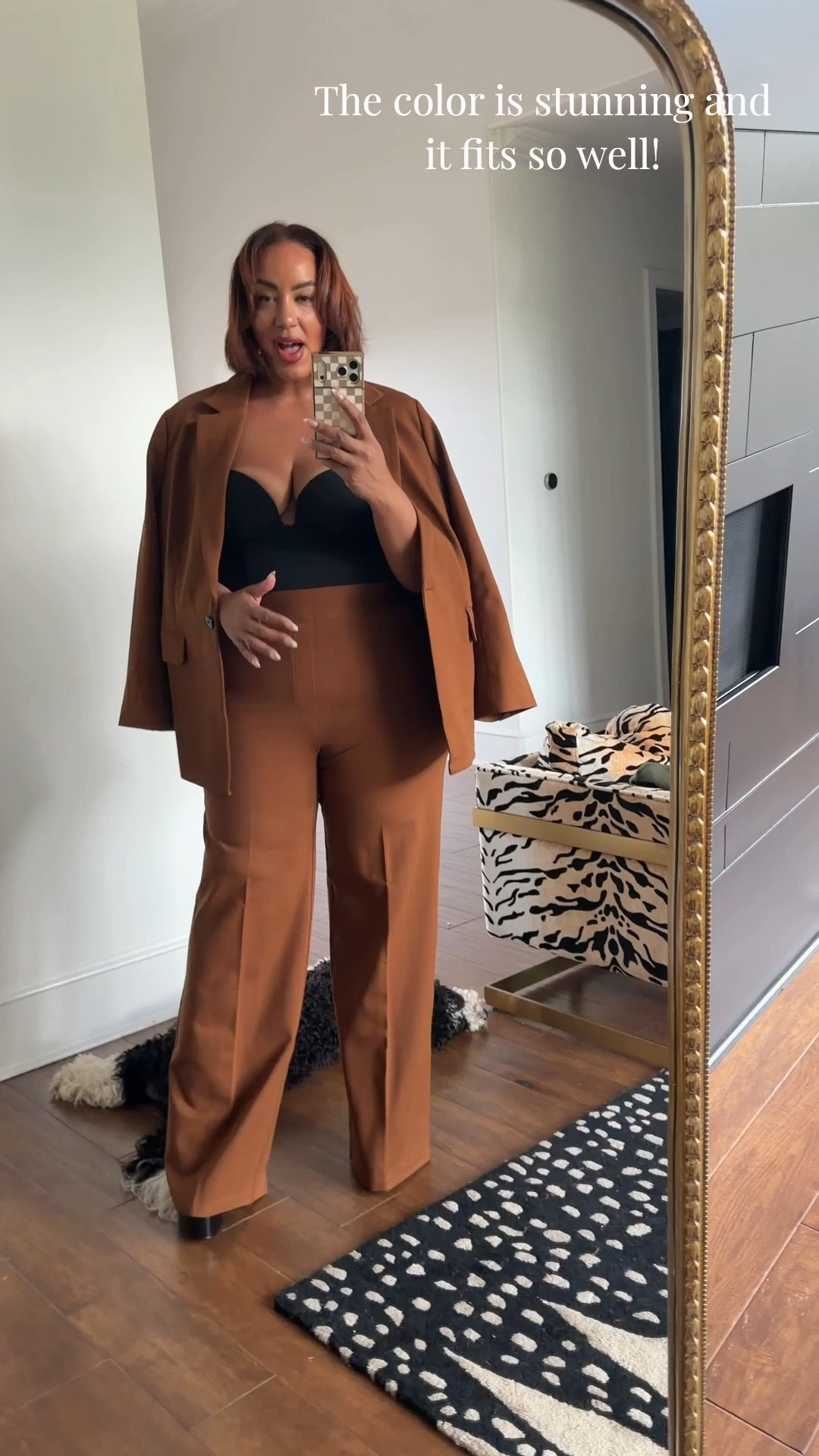 This @spanx suit is amazing! The color, the fit, and the quality is 10/10! #spanxpartner

#LTKWorkwear #LTKMidsize #LTKOver40