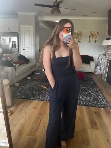 4th of July outfit ideas for women! 
This little navy jumpsuit is from Amazon, wearing a size small! 
| 4th of July | summer outfits, outfits for her, outfit ideas, loungewear, jumpsuit, matching set, beach, summer, summer outfit, red white and blue, travel, travel outfit, wedding guest, pantsuit, cruise, island, beach 

#LTKFind #LTKstyletip #LTKtravel