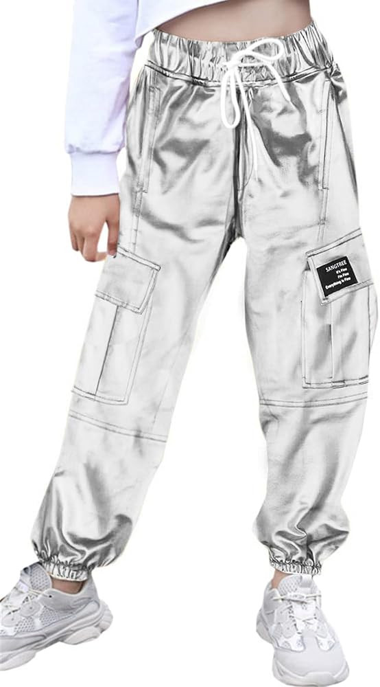 SANGTREE Girls & Womens Drawstring Cargo Jogger Pants,3 Years - Women 3XL | Amazon (US)