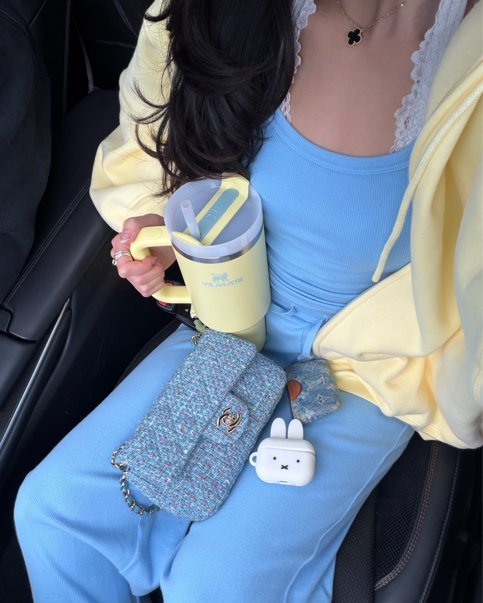 Color maxing with your favorite loungewear for the spring 🤍🫐🍋

all new color drops from @Aritzia!! ribbed pattern is back in! limited edition colors that won’t come back again so snag them nowww :)

(Wearing size S for zip up, XXS for tank, and XS for bottoms)

#LTKgrwm #LTKootd #LTKSeasonal
